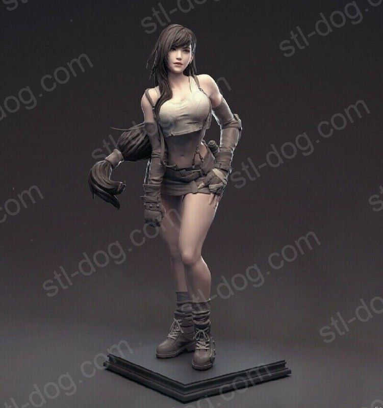 最终幻想 VII 蒂法(Tifa Lockhart) 3D打印图纸